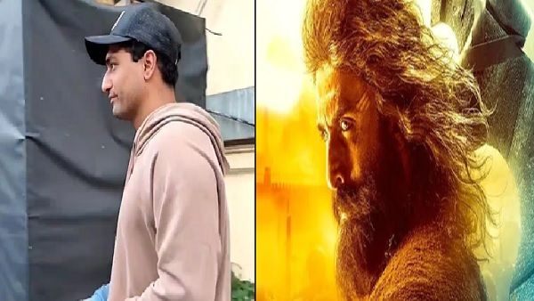 विक्की कौशल ने हाथों से किया इशारा