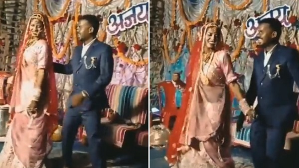 दूल्हा-दुल्हन ने गोविंदा के गाने पर शादी में लगाए ठूमके दूल्हा-दुल्हन ने गोविंदा के गाने पर शादी में लगाए ठूमके