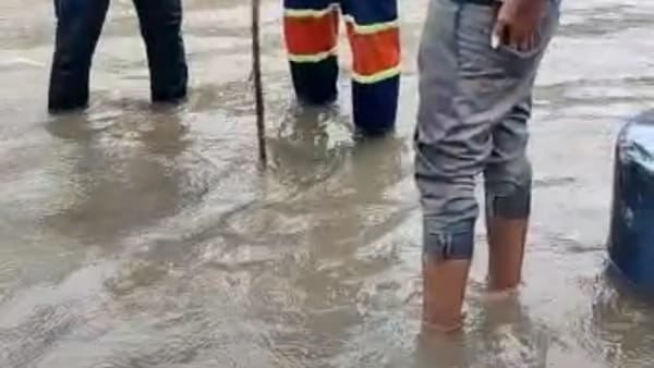 इंदौर के कई इलाके हुए जलमग्न 
