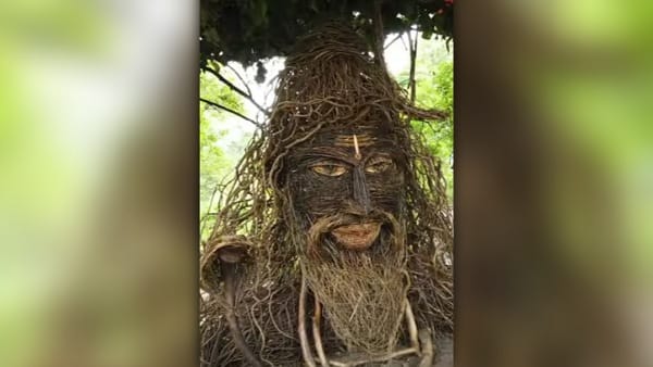 कुछ इस तरह बनाई सुंदर कलाकृति 