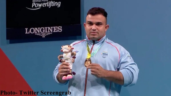 Sudhir creates new Commonwealth Games record in mens para powerlifting record Sudhir creates new Commonwealth Games record in mens para powerlifting record