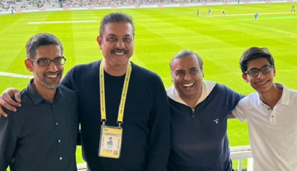 मुकेश अंबानी और सुंदरपिचाई