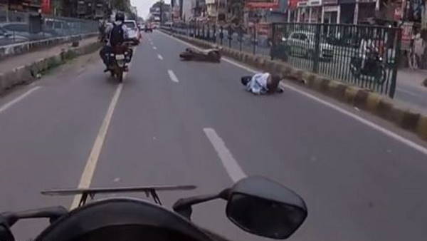 स्टंटबाजी के दौरान बिगड़ा बैलैंस