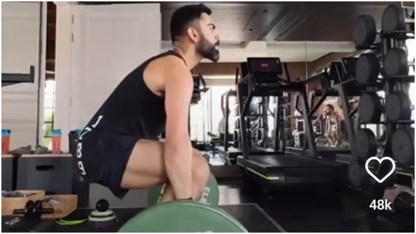 विराट कोहली जिम रुटीन