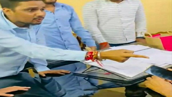मुरार स्थित एसएलपी कॉलेज में हुआ घटनाक्रम