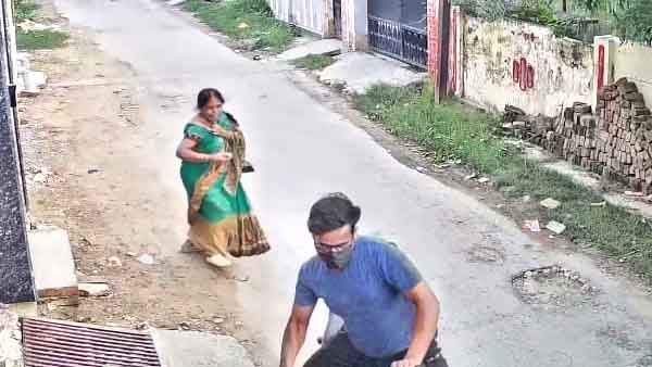 सीसीटीवी फुटेज सोशल मीडिया पर वायरल