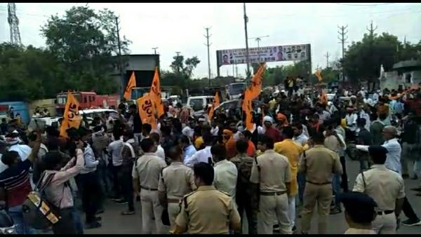 1 साल पहले चिरवाई नाके पर स्थापित की गई थी सम्राट मिहिर भोज की प्रतिमा