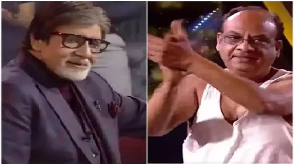 अमिताभ बच्चन के सामने उतार दी शर्ट अमिताभ बच्चन के सामने उतार दी शर्ट