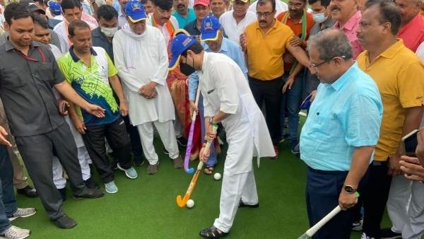 रेलवे हॉकी स्टेडियम में निर्माण कार्य को लेकर भी बीजेपी आई दो फाड़ नजर