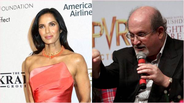 पद्मा लक्ष्मी ने रुश्दी के बारे में बताया