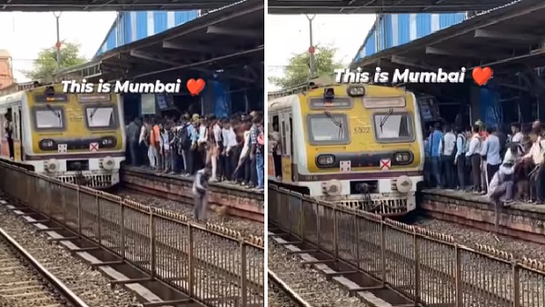 ड्राइवर ने गाड़ी को किया धीमा