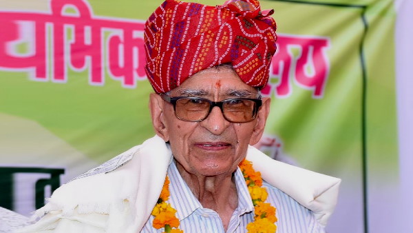 घासीराम वर्मा ने अपना 95वां जन्‍मदिन मनाया