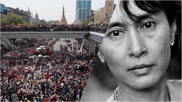 अपदस्थ नेता आंग सान सूकी को सजा अपदस्थ नेता आंग सान सूकी को सजा