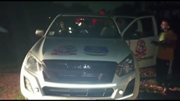 मौके पर एसडीईआरएफ और फायर ब्रिगेड के अमले को बुलाया