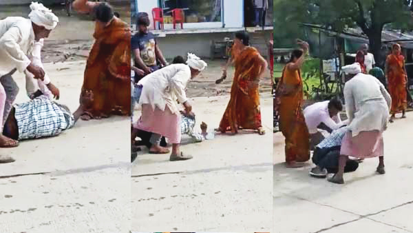 थाने से चंद कदम दूरी पर हुई मारपीट 