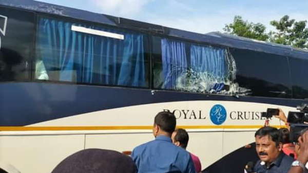 रांची एयरपोर्ट पर हुआ हादसा 