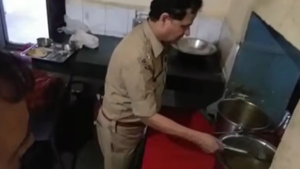 दाल कम पानी ज्यादा, कच्ची रोटी देख भड़के एसपी