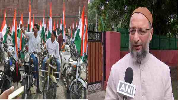आरएसएस ने राष्ट्र ध्वज के लिए भगवा मांगा था- ओवैसी