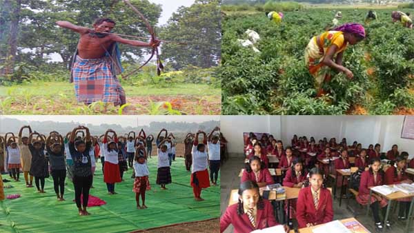 शिक्षा, स्वास्थ्य और रोजगार मुहैया कराने का प्रयास