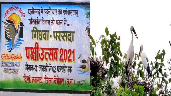 बेमेतरा जिले में बन रहा बर्ड सेंचुरी पार्क