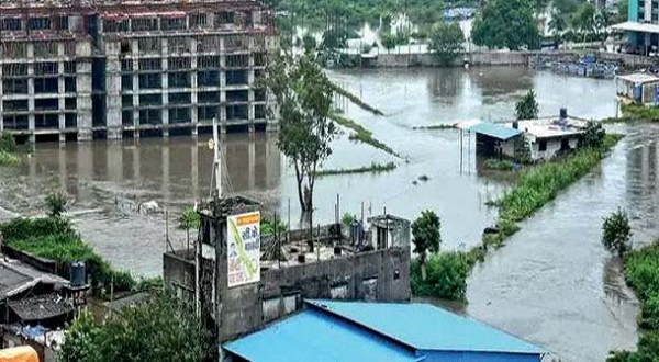 बारिश के आंकडे इंच में