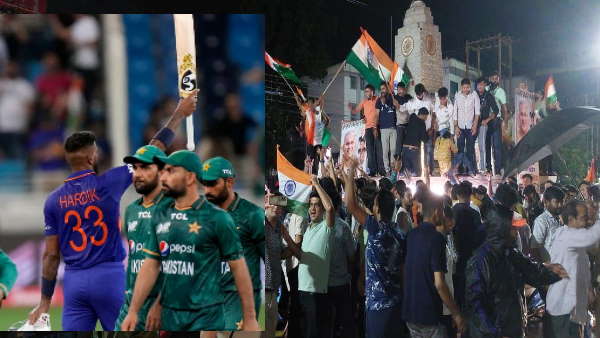 रायपुर के जय स्तंभ चौक पर मना जीत का जश्न 