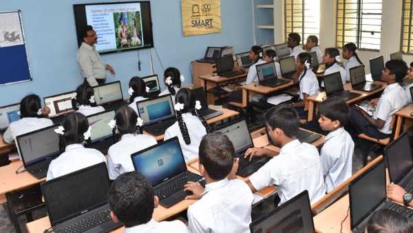 school sampark tv device