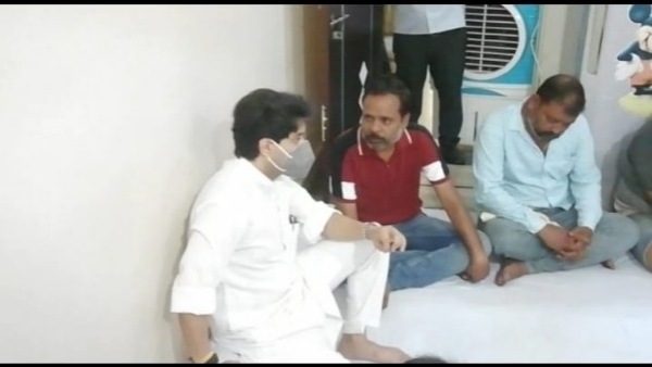 थाईलैंड में दुर्घटना का शिकार हुए नींव अग्रवाल के घर में पहुंचे सिंधिया