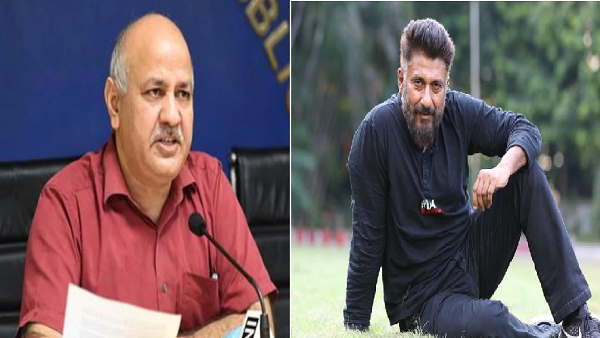 मनीष सिसोदिया से भिड़े विवेक अग्रिहोत्री