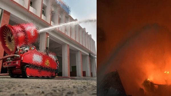 कड़ी मशक्कत से बुझी भीषण आग