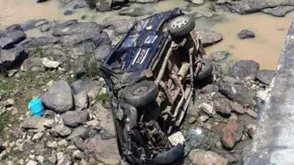 पशुओं को बचाने में हुआ हादसा