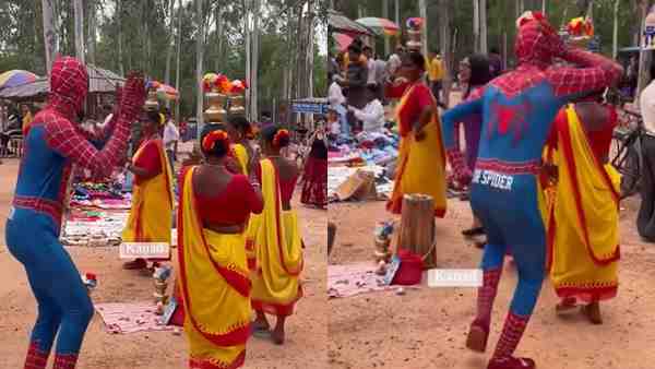 पश्चिम बंगाल का बताया जा रहा है स्पाइडर-मैन का यह वीडियो
