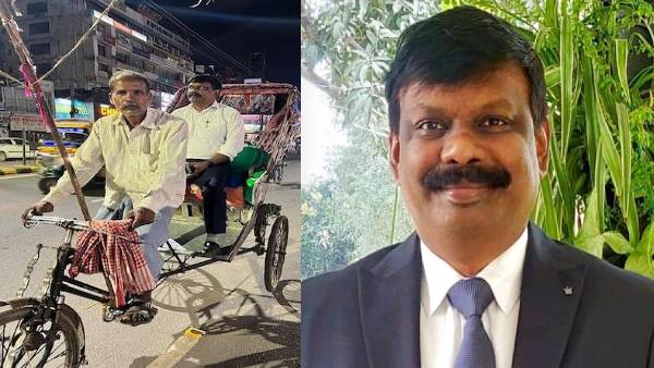 रिक्शे पर सैर करने वाली तस्वीर वायरल