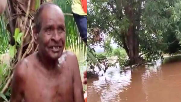 उम्र 80 साल रोज जाते हैं खेत ,रात बीती पेड़ पर 