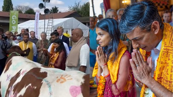 ऋषि सुनक ने की गौ-पूजा