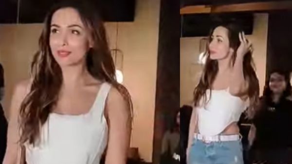 वाइट कलर के टॉप में दिखीं एक्ट्रेस