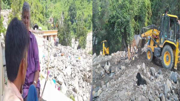 दोमंजिला मकान आपदा में जमींदोज, 5 लोग मलबे में दफन दोमंजिला मकान आपदा में जमींदोज, 5 लोग मलबे में दफन