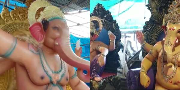 गुजरात के वडोदरा में गणपति बप्पा मोरया