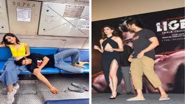 चप्पलों में नजर आ रहे हैं विजय