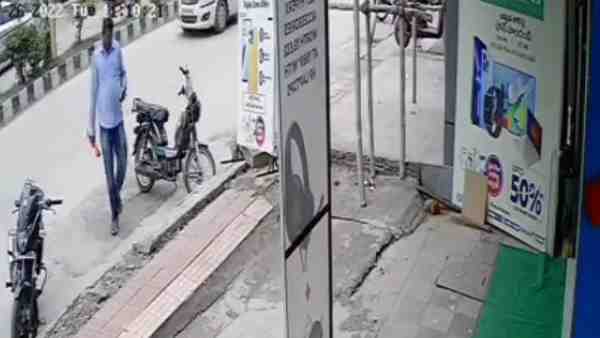 मौत से कुछ यूं बच निकला शख्स