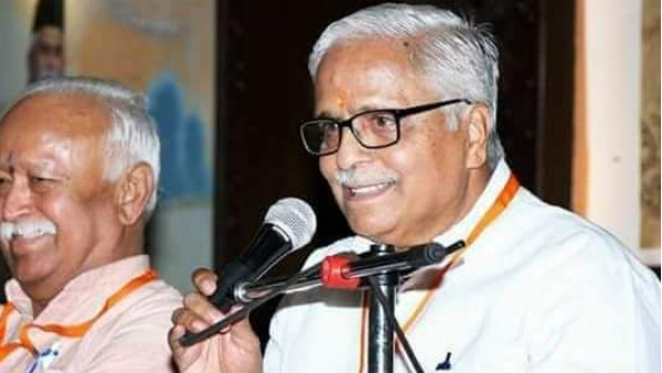 पूर्व सहकार्यवाह भैया जी जोशी भी शिविर में हुए शामिल