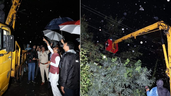 भोपाल की सड़कों पर रात भर घूमे सीएम शिवराज भोपाल की सड़कों पर रात भर घूमे सीएम शिवराज