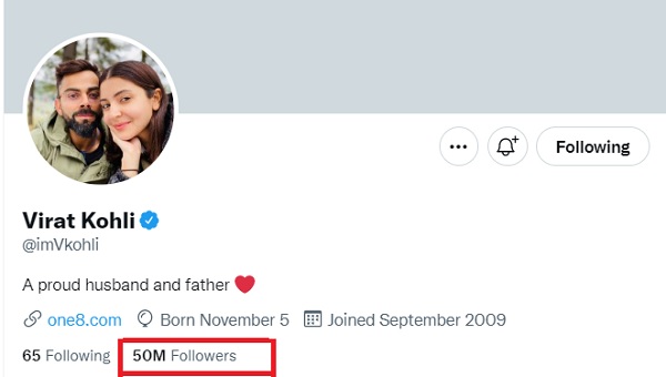 फेसबुक पर भी 49 मिलियन से अधिक फॉलोअर्स