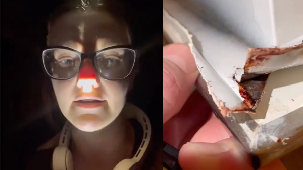 घटना का एक वीडियो शेयर किया