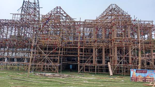 अयोध्या के राम मंदिर का नज़ारा अयोध्या के राम मंदिर का नज़ारा