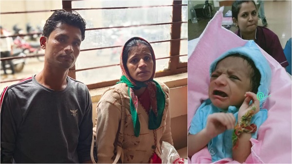 मेडिकल कॉलेज से बच्चा चोरी, बच्ची निकली तो थेले में रखकर सीढ़
