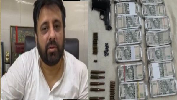 24 लाख कैश और अवैध हथियार बरामद