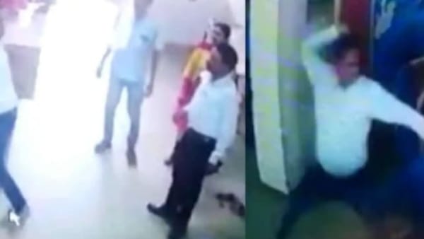 29 सेकंड में डॉक्टर ने मारे 12 जूते और 3 थप्पड़