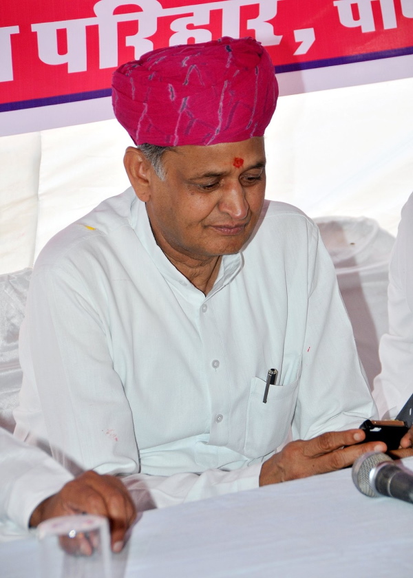 अशोक गहलोत तीसरी बार राजस्‍थान के सीएम