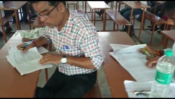 जीवाजी यूनिवर्सिटी द्वारा करवाई जा रही है परीक्षा